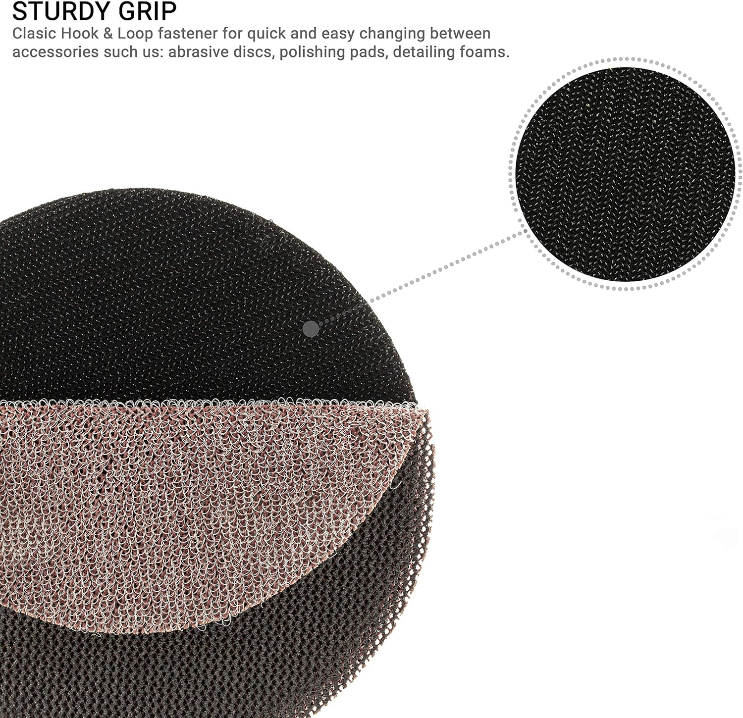 125mm ( 5") Dual Action Backing Pad 5/16"-24 - 5 holes - medium profile - Image 3