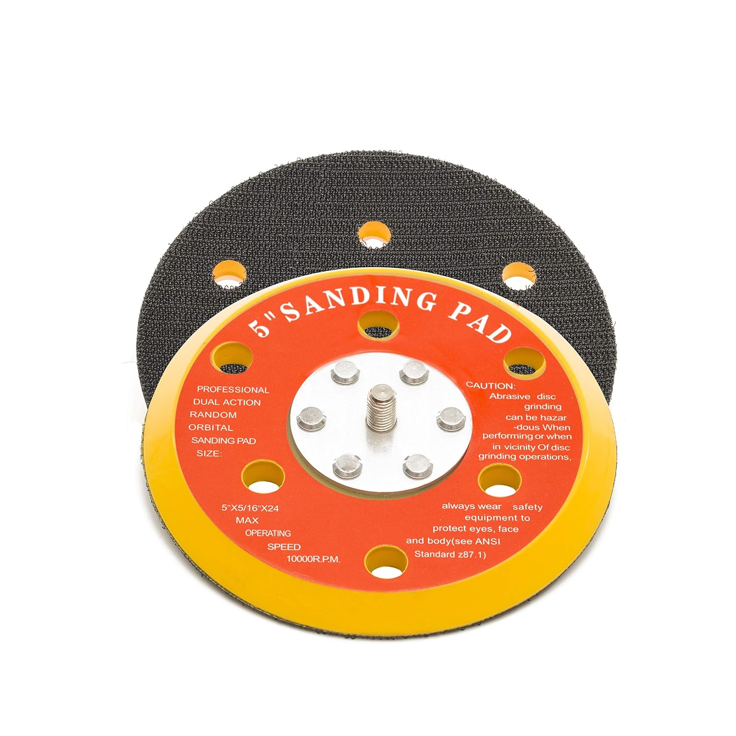 125mm ( 5") Dual Action Backing Pad 5/16"-24 - 6 holes - medium profile - Image 5