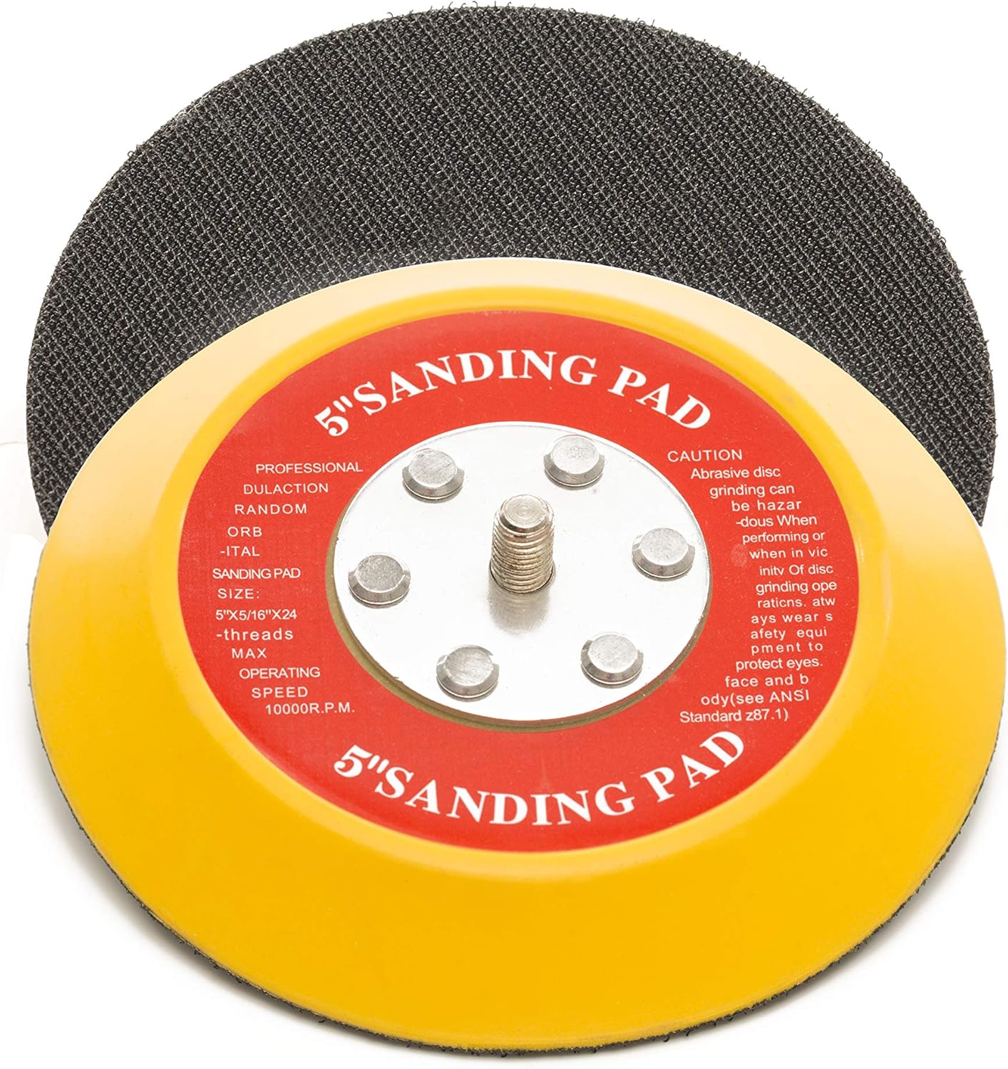 125mm ( 5") Dual Action Backing Sanding Pad 5/16"-24 - high profile - Image 4