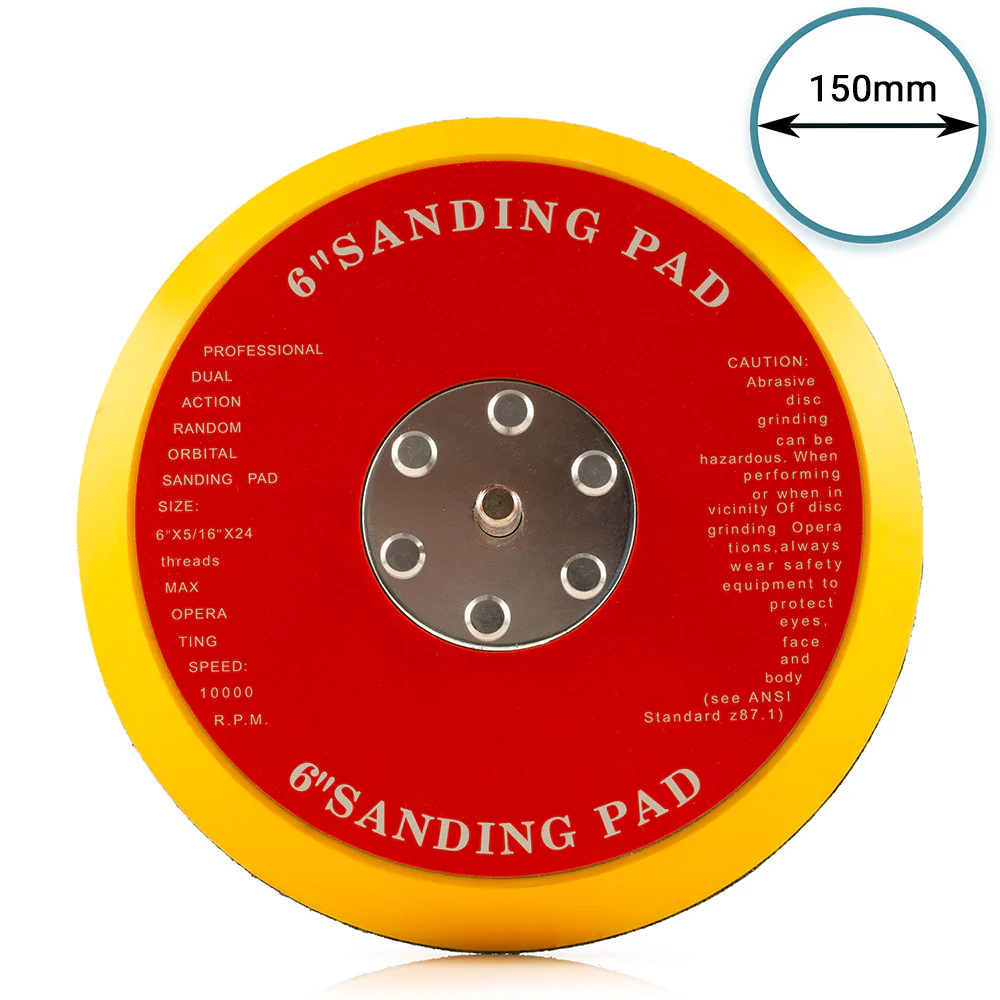 150mm ( 6") Dual Action Backing Pad 5/16"-24 - medium profile