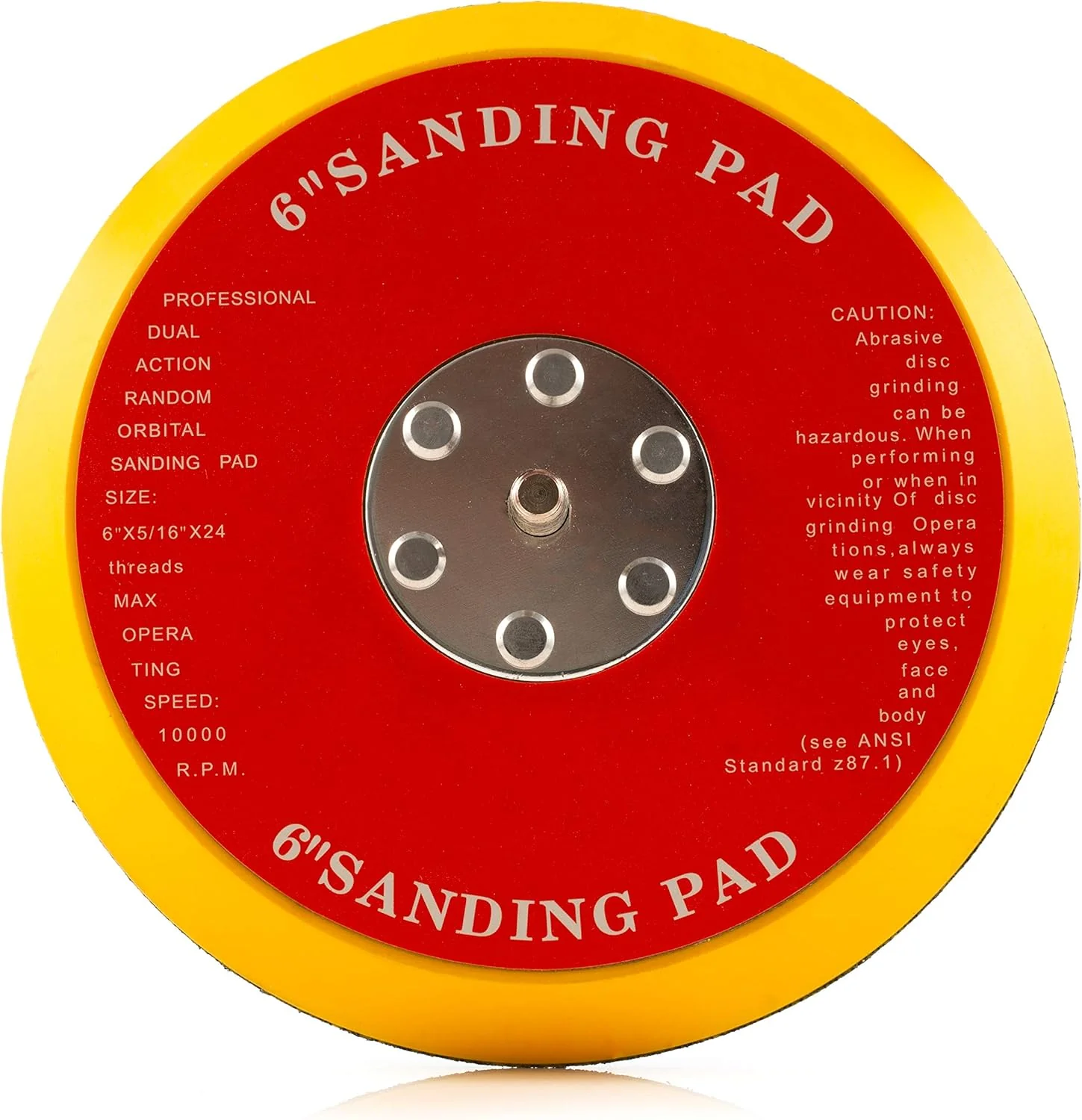 150mm ( 6") Dual Action Backing Pad 5/16"-24 - medium profile - Image 4