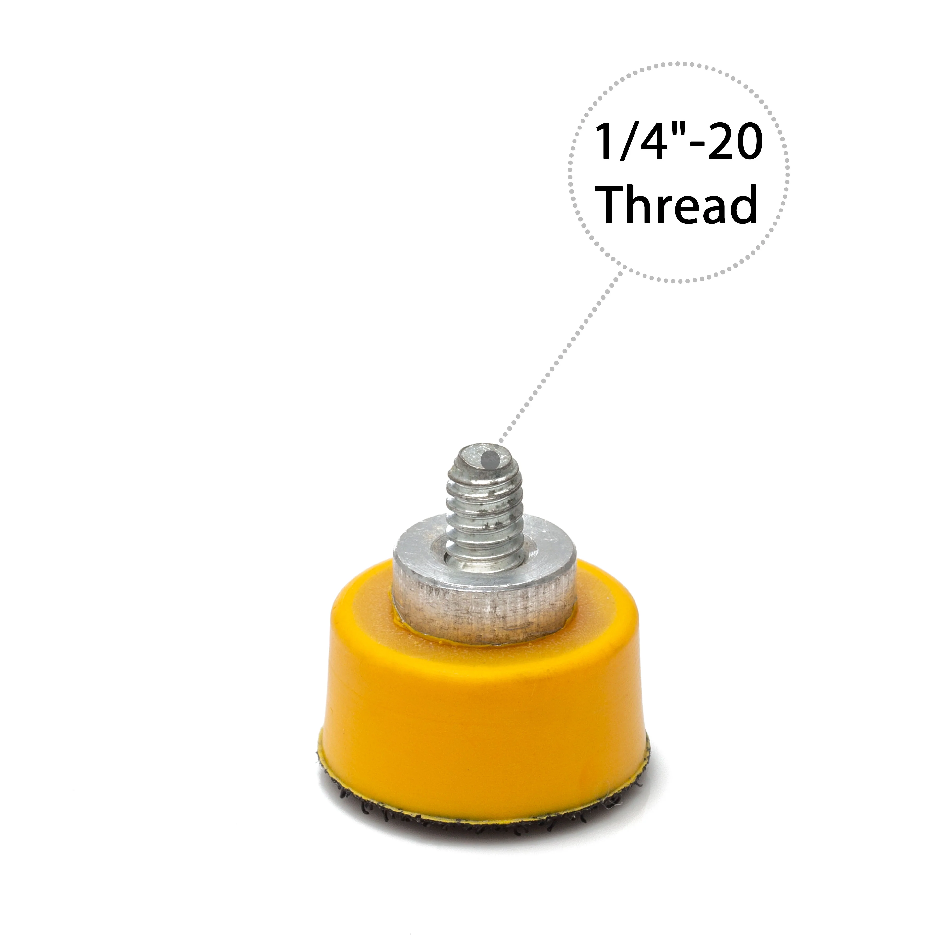 25mm ( 1") Dual Action Spot Repair 1/4"- 20 - Yellow Rubber - Image 2