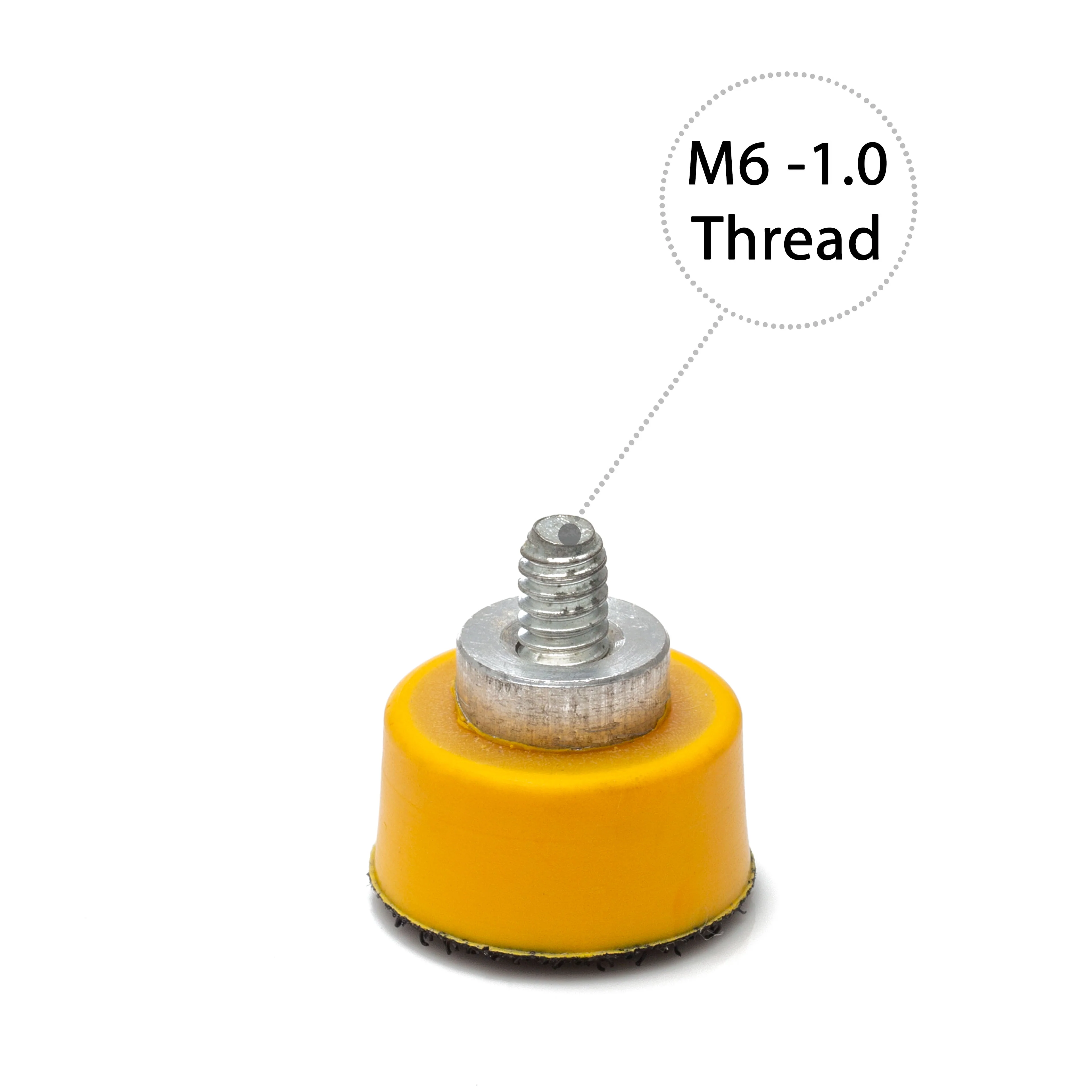 25mm ( 1") Dual Action Spot Repair M6 1.0 - Yellow Rubber - Image 2