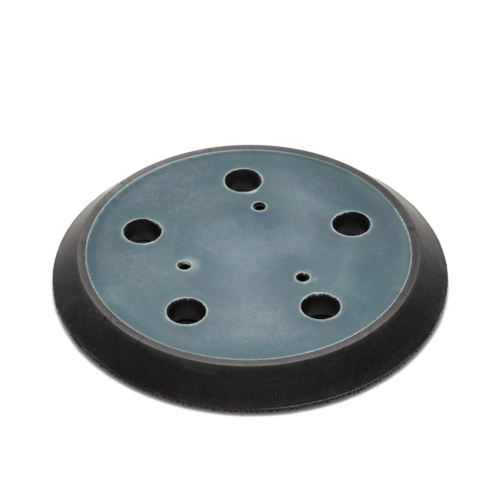 5+3 Sander Backing Pad / 5" 125mm - 5 Holes Black Foam