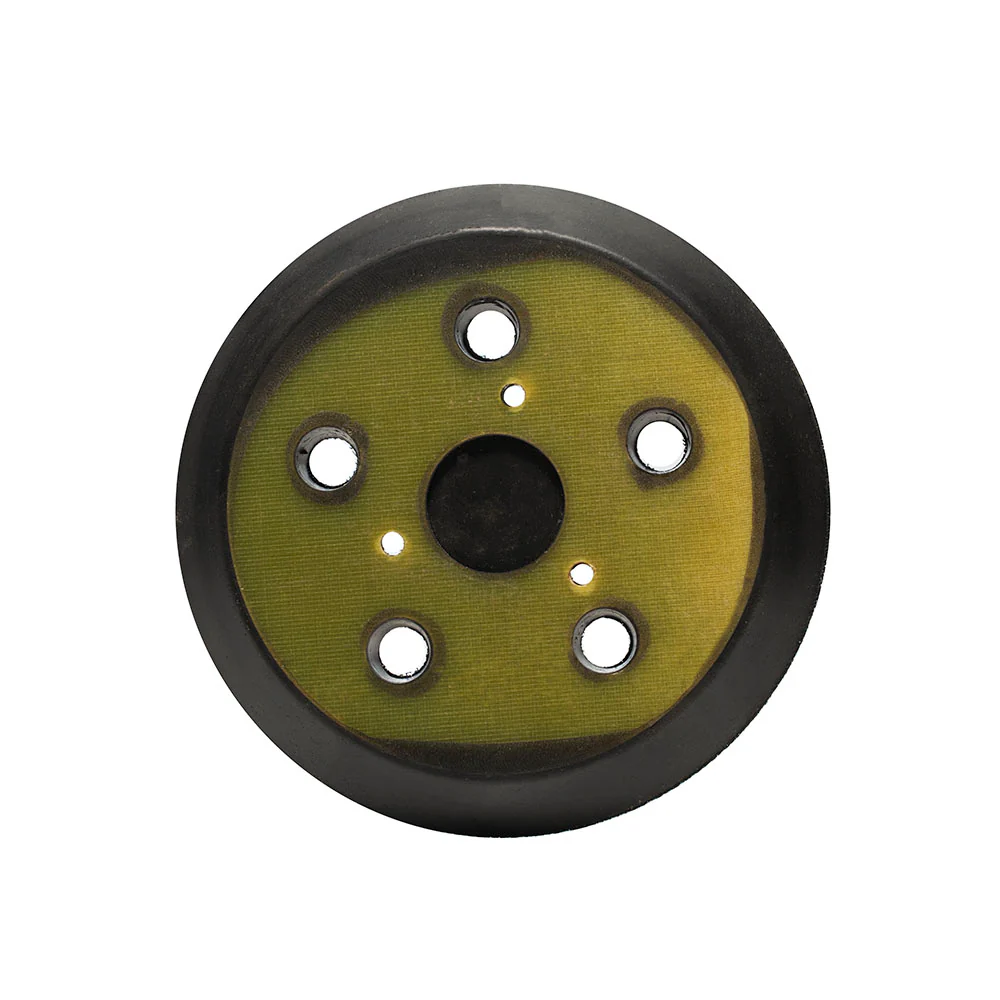 5+3 Sander Backing Pad / 5" 125mm - 5 Holes Black Rubber - Image 4