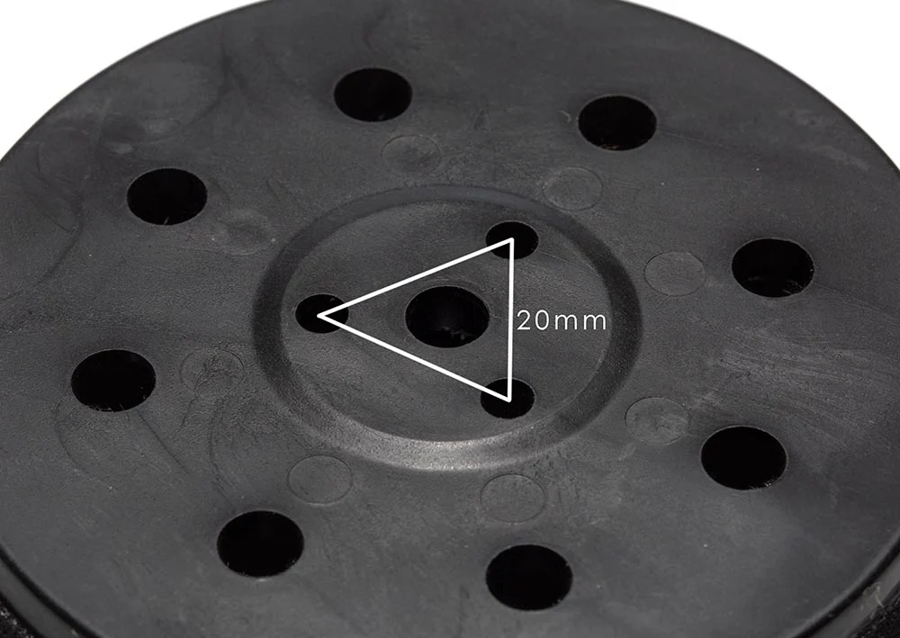 8+1+3 Sander Backing Pad / 4.5" 115mm Hook and Loop - Image 2