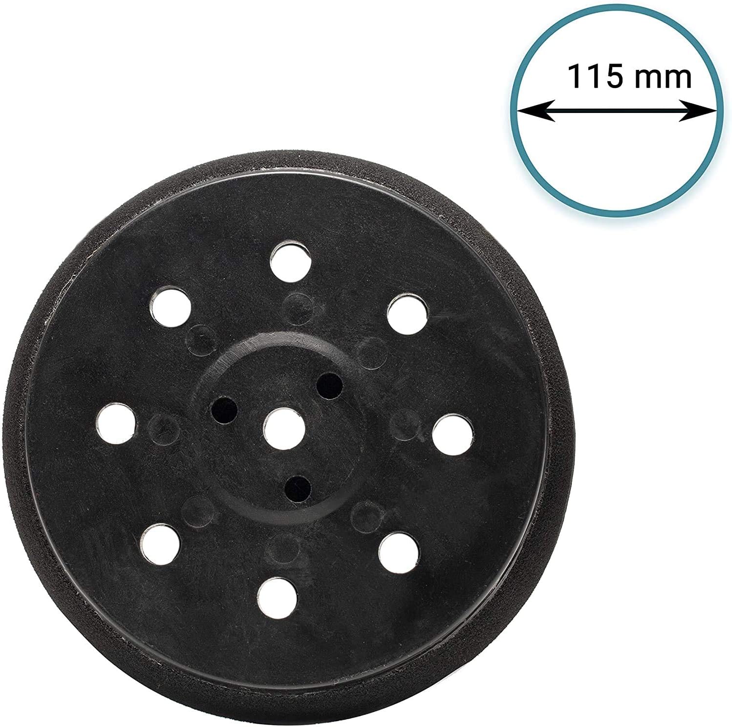 8+1+3 Sander Backing Pad / 4.5" 115mm Hook and Loop - Image 5