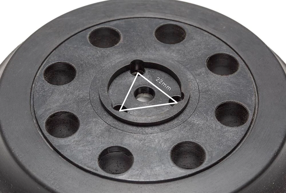 8+1+3 Sander Backing Pad / 5" 125mm - Image 3