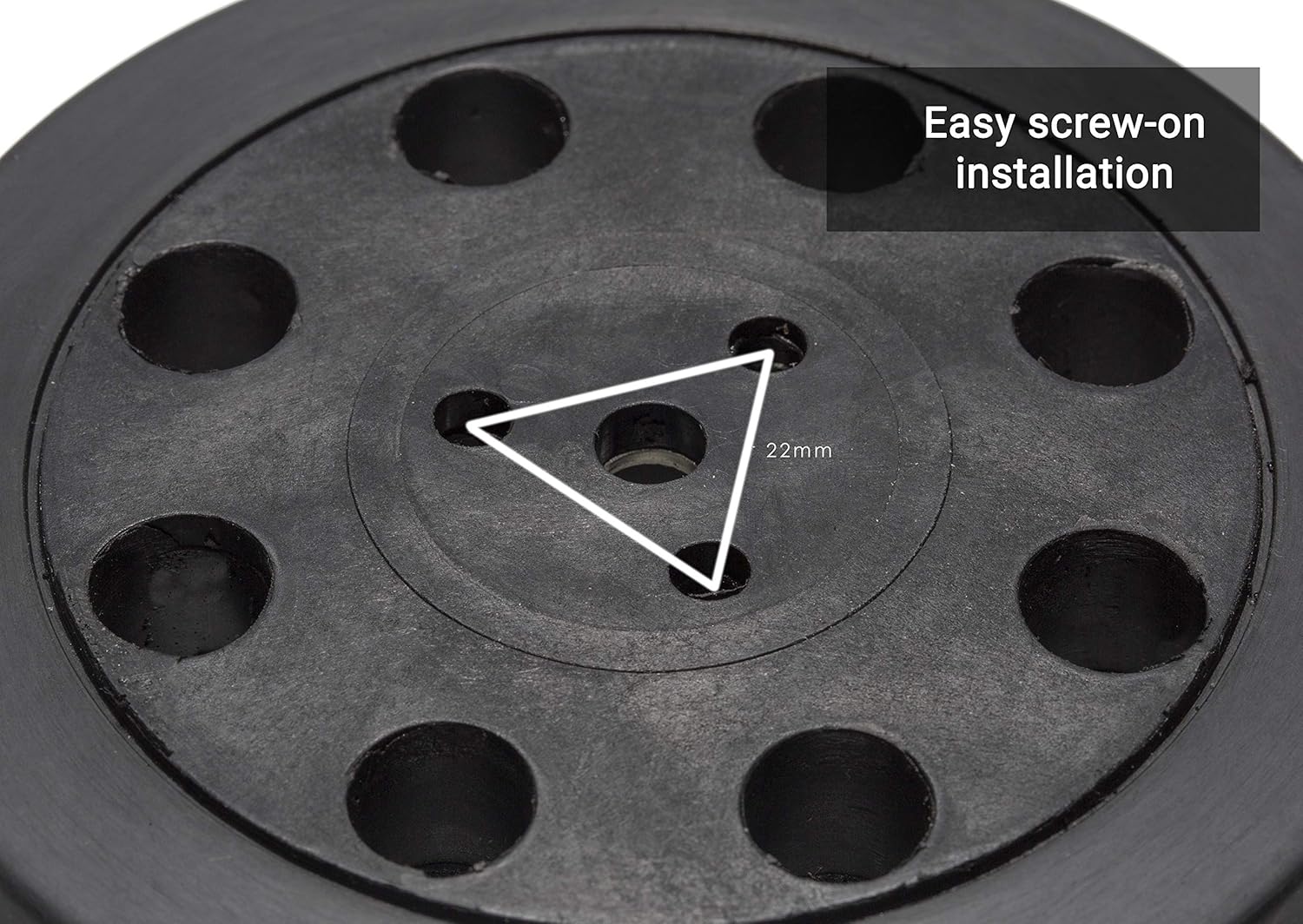 8+1+3 Sander Backing Pad / 5" 125mm Hook and Loop - Image 5