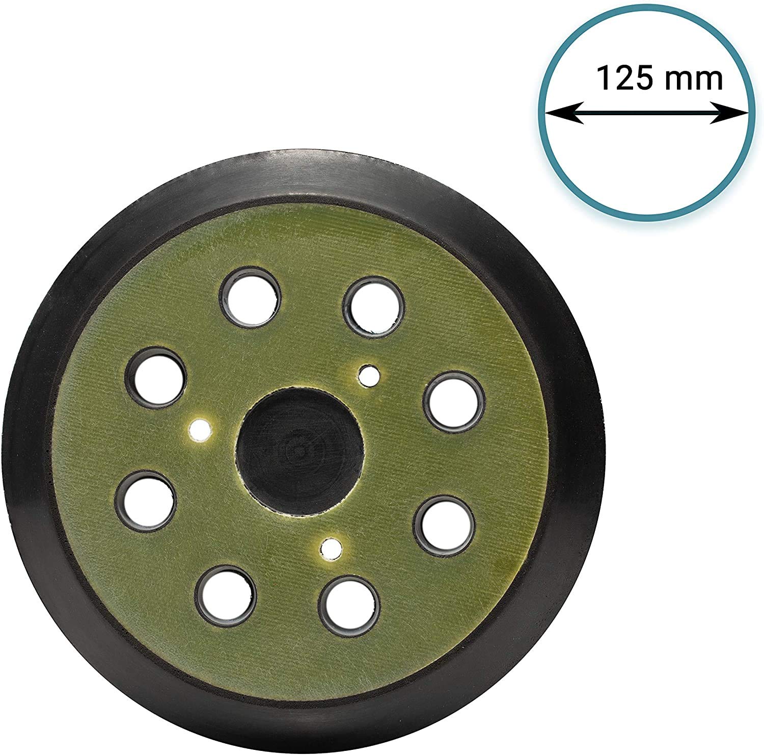 8+3 Sander Backing Pad / 5" 125mm - Image 5