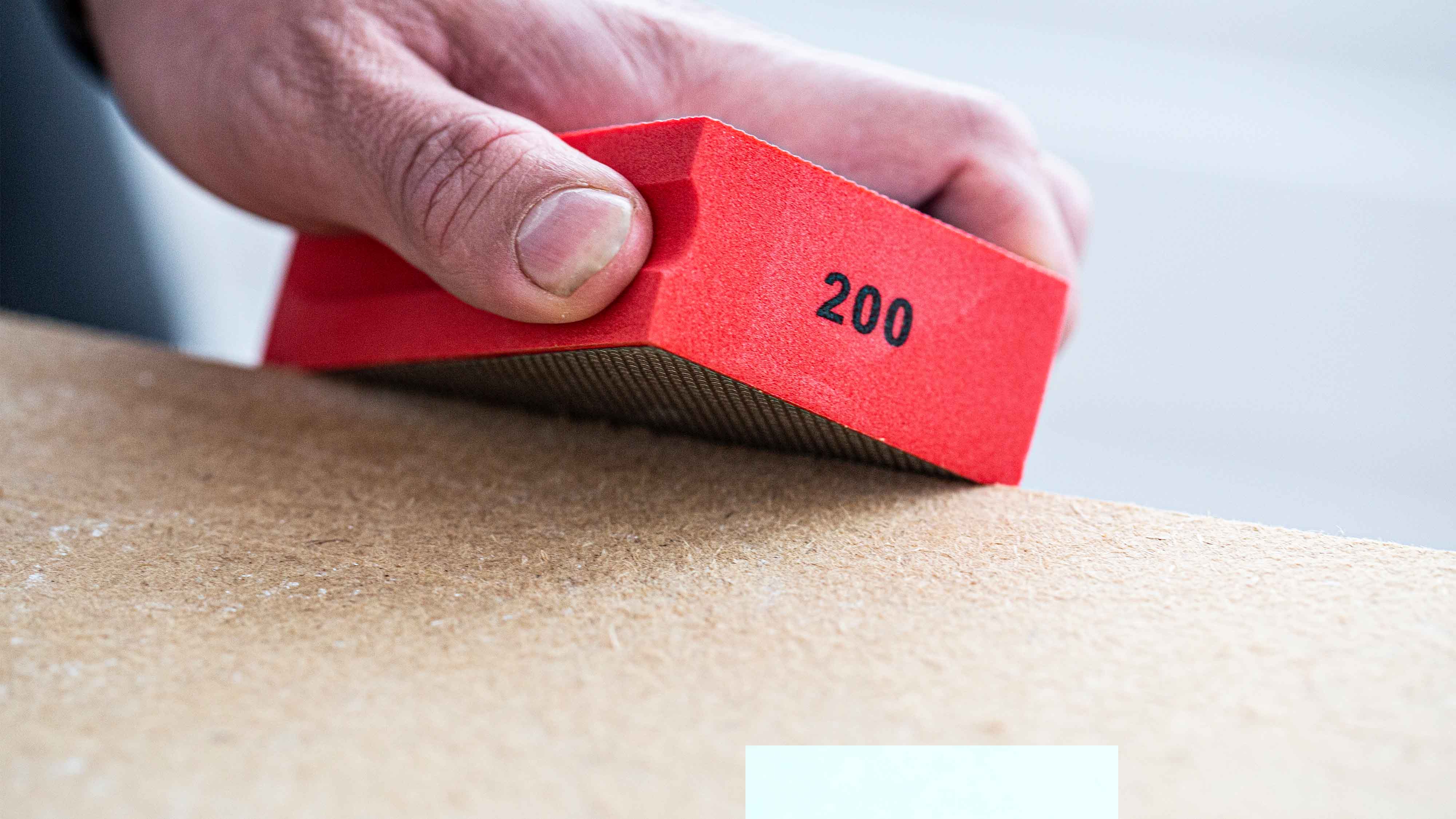 PRO Diamond Hand Sanding Pad - Grit 200 Medium - Image 5