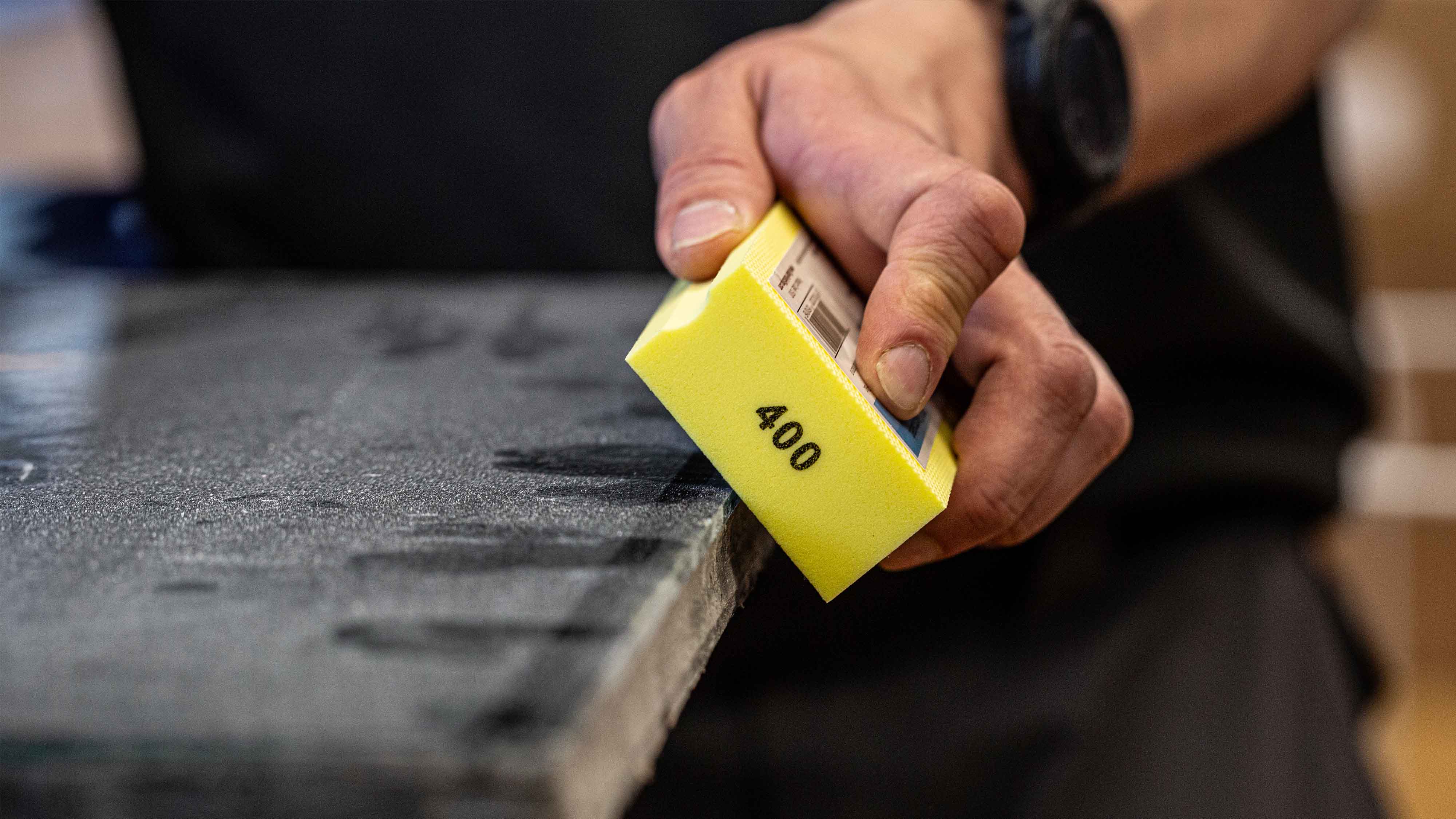 PRO Diamond Hand Sanding Pad - Grit 400 Fine - Image 5