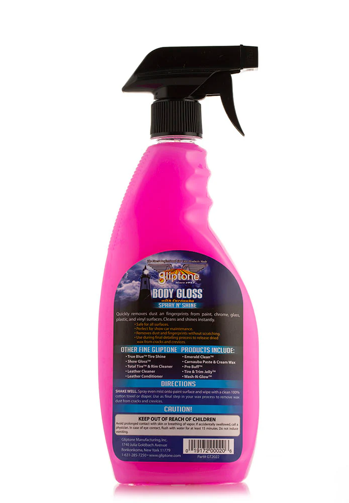 Gliptone Body Gloss spray-n-wipe 650 ml (22 oz) - Image 2