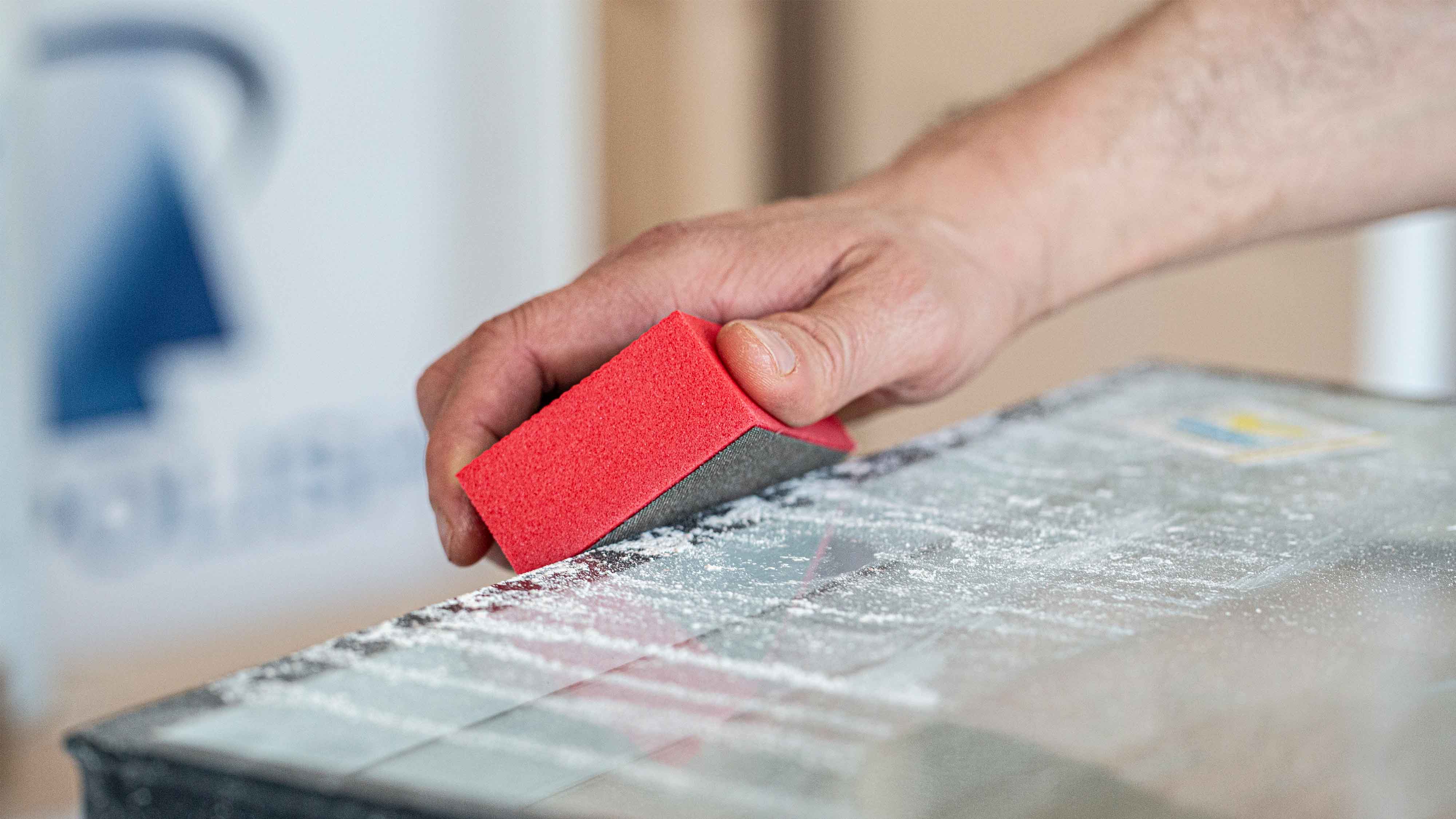 PRO Diamond Hand Sanding Pad - Grit 200 Medium - 2 Pads - Image 3