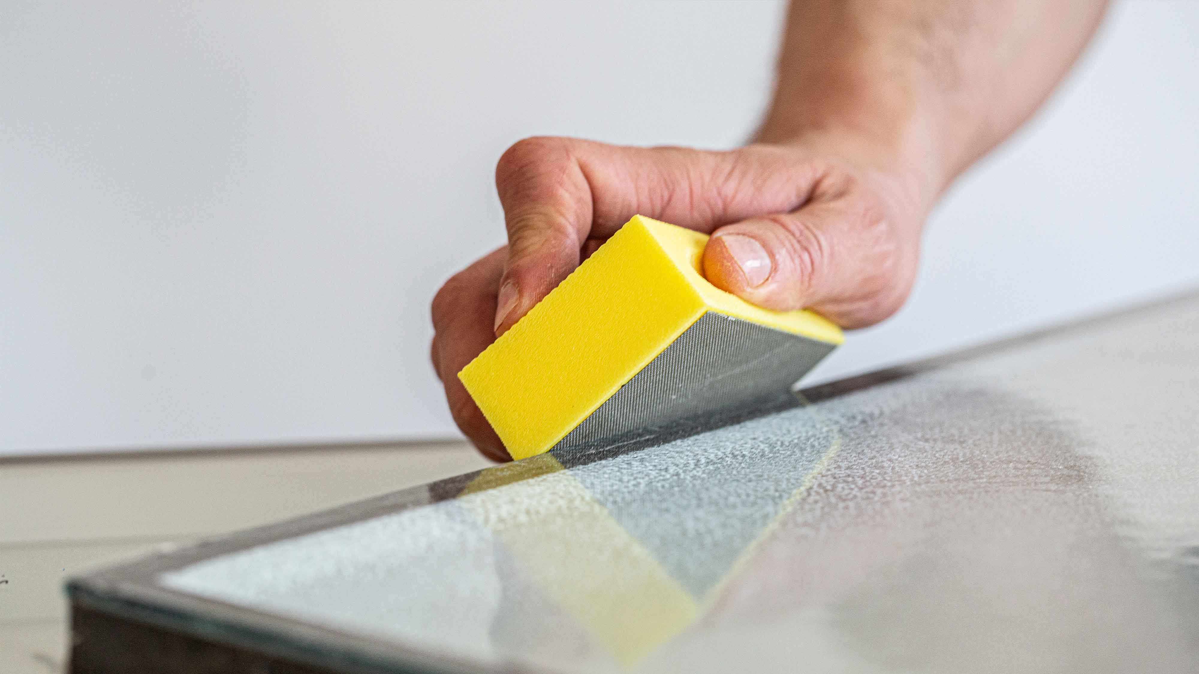 PRO Diamond Hand Sanding Pad - Grit 400 Fine - 2 Pads - Image 3