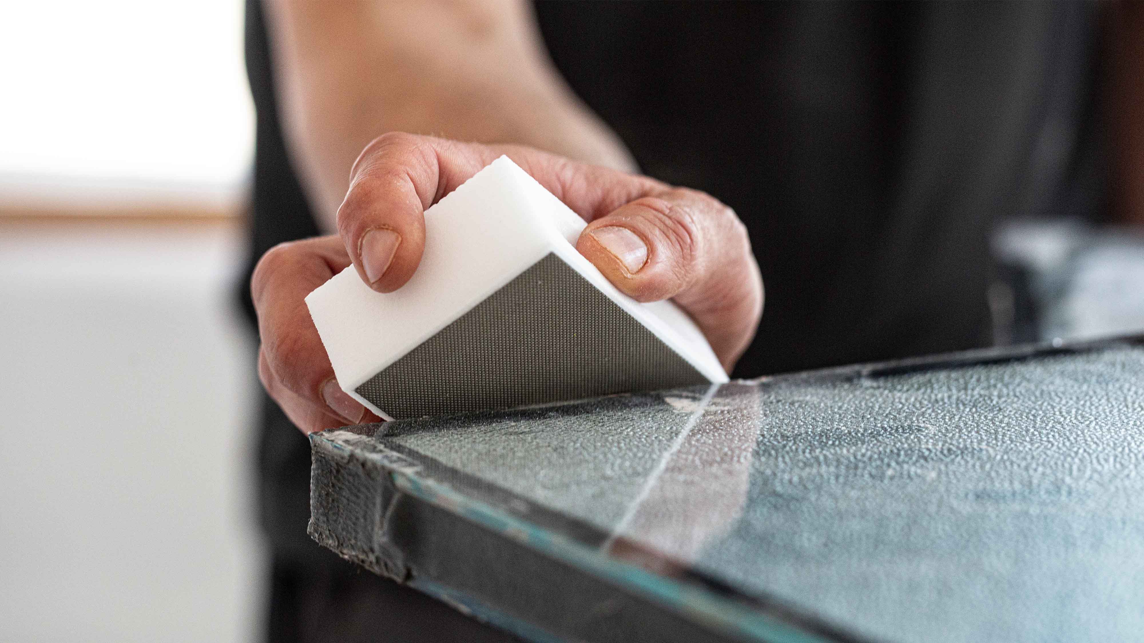 PRO Diamond Hand Sanding Pad - Grit 600 Ultra Fine - 2 Pads - Image 3