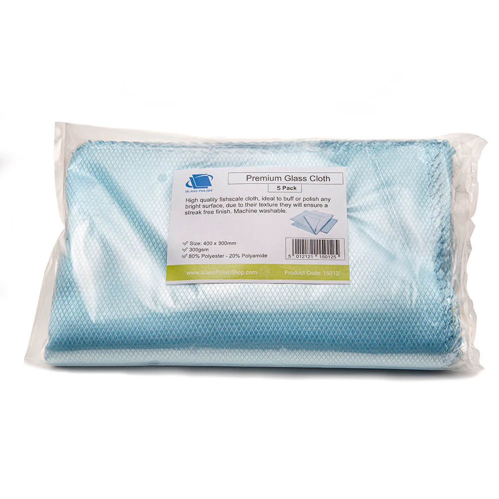 Premium Glass Polishing Cloth / 5pk - Image 4