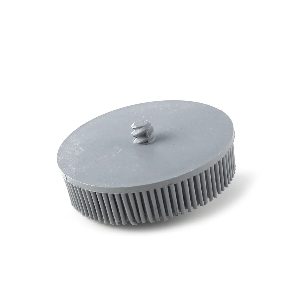 Quick-Lock Bristle Disc / 3" 75mm - Grey Grit 120 - Image 2