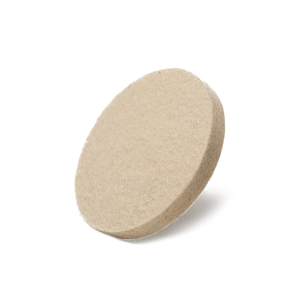Quick-Lock Felt Buffing Pad / 2" (50 mm) - 3 pk Felt Pads - Image 2
