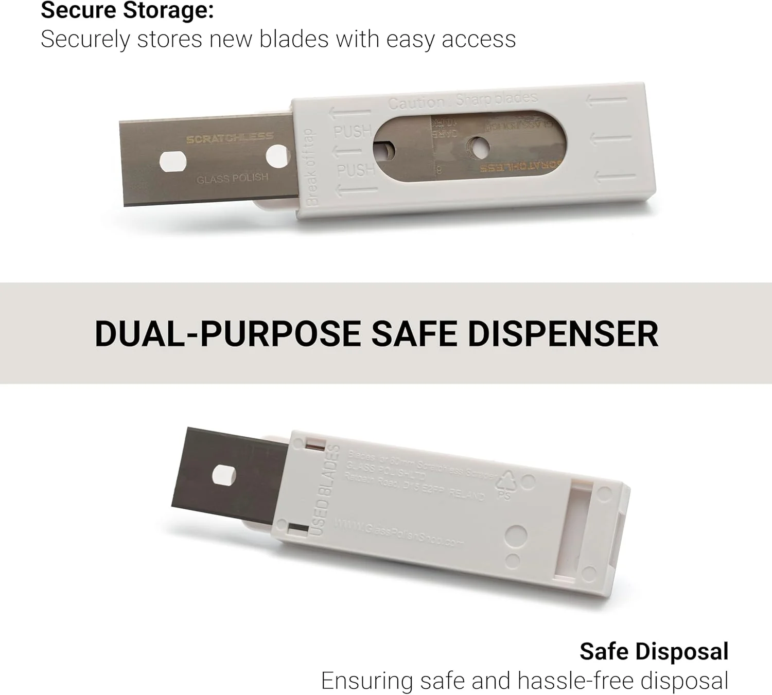 SCRATCHLESS 10 x Carbon Steel Blades for SCRATCHELSS Scraper |78mm - Image 6
