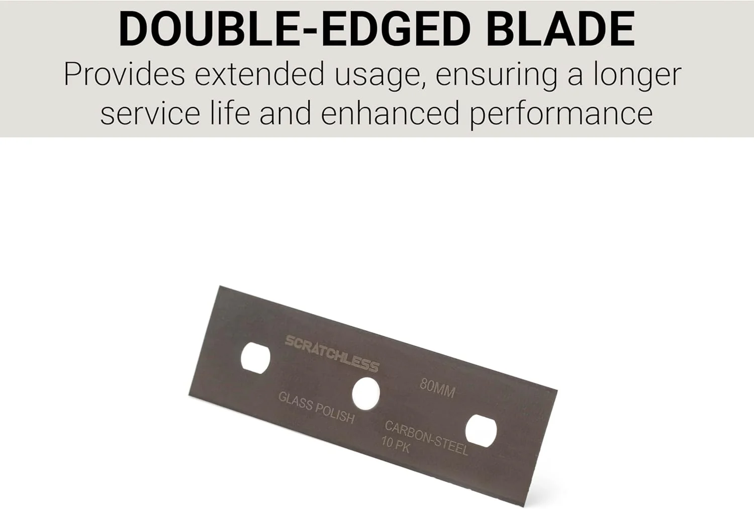 SCRATCHLESS 10 x Carbon Steel Blades for SCRATCHELSS Scraper |78mm - Image 8