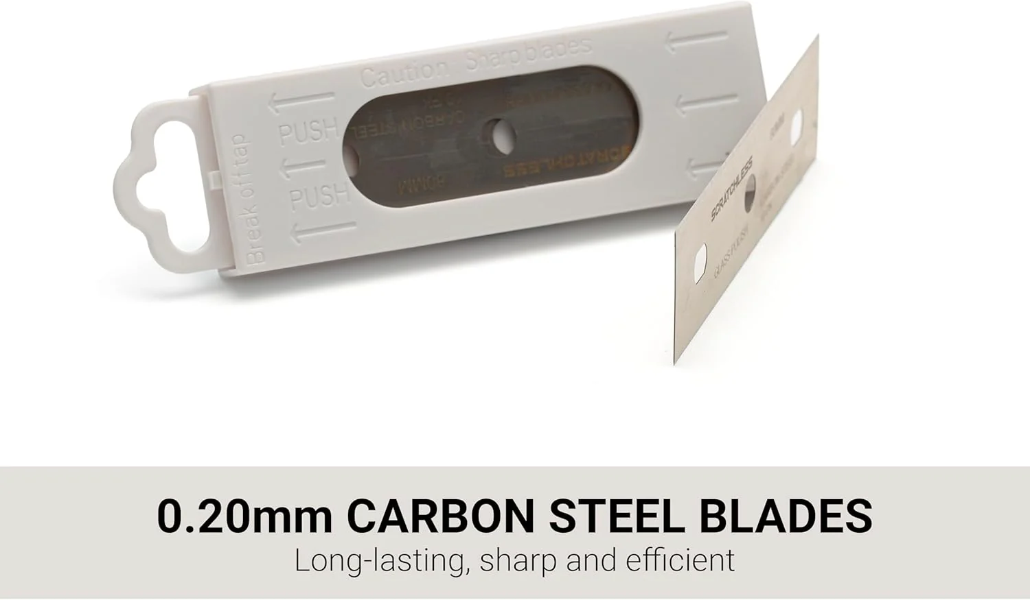 SCRATCHLESS 10 x Carbon Steel Blades for SCRATCHELSS Scraper |78mm - Image 9